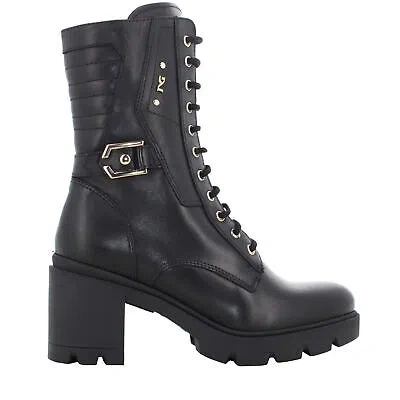 Pre-owned Nerogiardini Nero Giardini A24us Women's Amphibian With Heel I411902d/100 In Black