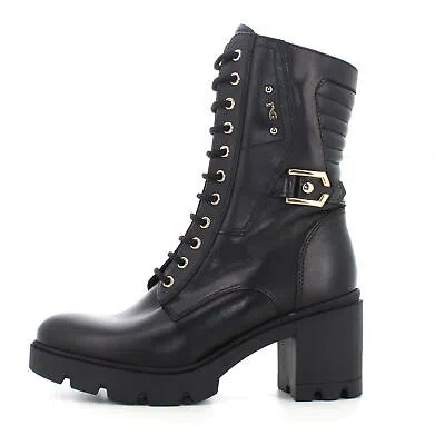 Pre-owned Nerogiardini Nero Giardini A24us Women's Amphibian With Heel I411902d/100 In Black