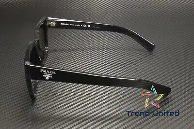 Pre-owned Prada Pr 03zs 1ab06t Black Grey Gradient Vintage 54 Mm Men's Sunglasses In Gray