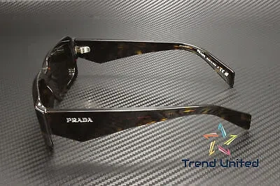 Pre-owned Prada Pr 27zs 19j09z Loden Black Dark Brown 54 Mm Men's Sunglasses