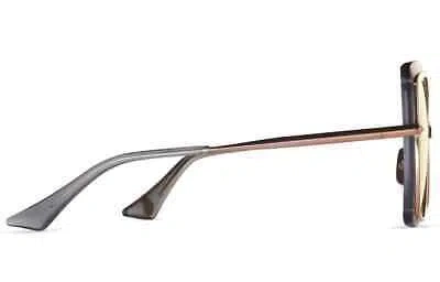 Pre-owned Dita Narcissus Dts503-58-03-z Satin Crystal Grey Gold In Gray
