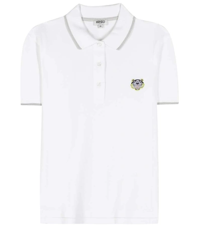 Shop Kenzo Cotton Polo Shirt