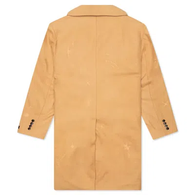 Pre-owned Icecream Billionaire Boys Club Bb Starry Night Coat Beige Tan Maroon Lining 811-8406-bei In Multicolor