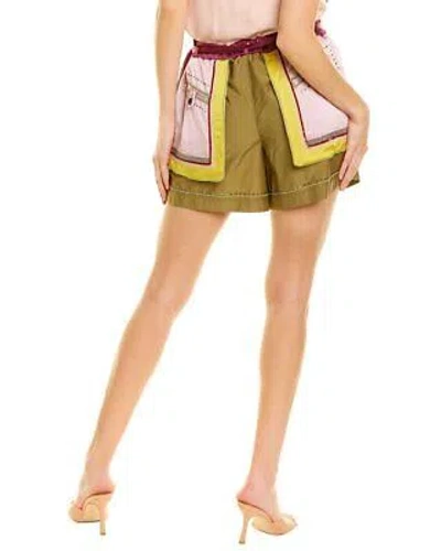 Pre-owned Valentino Garavani Valentino Short Women's In Mxmulticolor/iguana