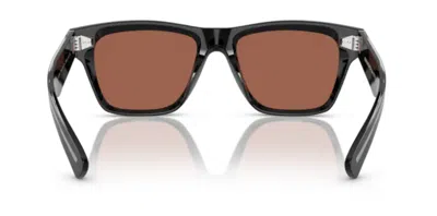 Pre-owned Oliver Peoples 0ov5522su 1492w4 Black Persimmon Mirrored Square Men's Sunglasses In Orange
