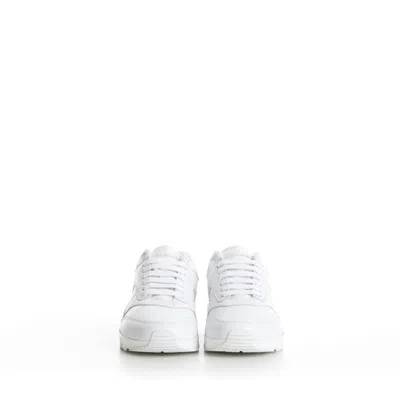 Pre-owned Saint Laurent 895$ Women's White 'bump' Low-top Sneakers - Smooth Leather