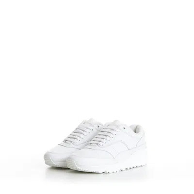 Pre-owned Saint Laurent 895$ Women's White 'bump' Low-top Sneakers - Smooth Leather