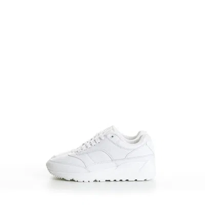 Pre-owned Saint Laurent 895$ Women's White 'bump' Low-top Sneakers - Smooth Leather