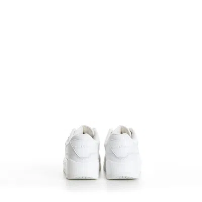 Pre-owned Saint Laurent 895$ Women's White 'bump' Low-top Sneakers - Smooth Leather