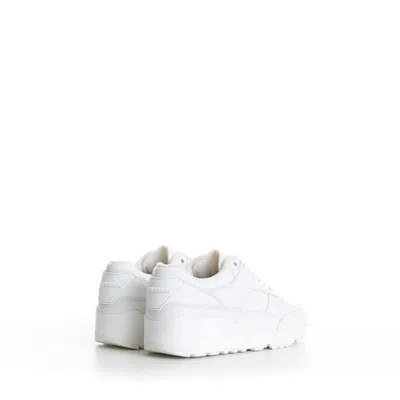 Pre-owned Saint Laurent 895$ Women's White 'bump' Low-top Sneakers - Smooth Leather