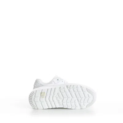 Pre-owned Saint Laurent 895$ Women's White 'bump' Low-top Sneakers - Smooth Leather