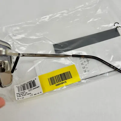 Pre-owned Saint Laurent Mask Ysl Sl364 009 Silver Blue Unisex Shield Sunglasses Sl 364 In Green