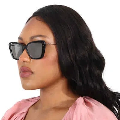 Pre-owned Dior Gunmetal Mirrored Butterfly Ladies Sunglasses Miss B5i 14a7 54 In Green