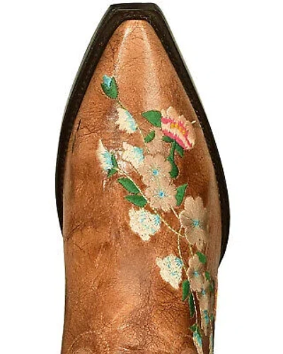 Pre-owned Macie Bean Women's Rose Garden Western Boot - Snip Toe - M8012 In Yellow