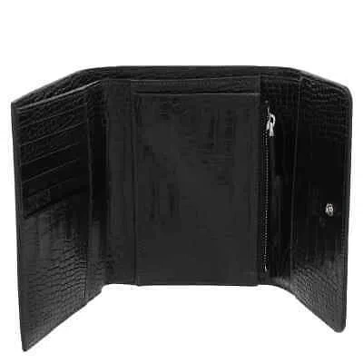 Pre-owned Cc Montblanc La Vie De Boheme 6  Wallet 107611 In Check Description