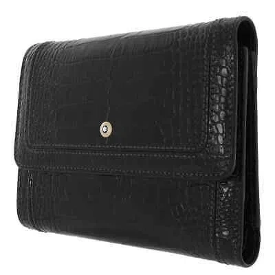Pre-owned Cc Montblanc La Vie De Boheme 6  Wallet 107611 In Check Description