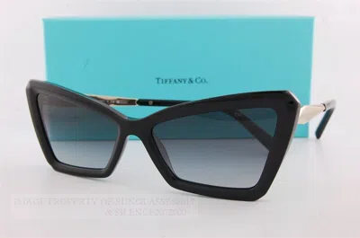 Pre-owned Tiffany & Co Brand . Sunglasses Tf 4203 80013c Black/gradient Grey For Women In Gray