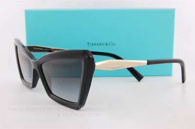 Pre-owned Tiffany & Co Brand . Sunglasses Tf 4203 80013c Black/gradient Grey For Women In Gray
