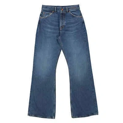 Pre-owned Chloé Chloe Ladies Denim Flare Pinatubo Flared Jeans In Blue