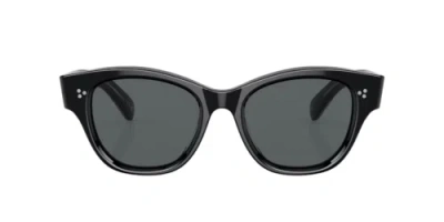 Pre-owned Oliver Peoples 0ov5490su-511492p2 Pillow Black In Gray