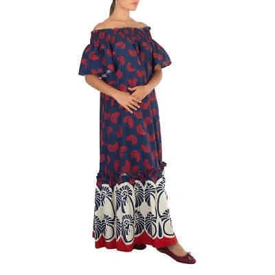 Pre-owned La Doublej La Double J Pigmy Palm Capalbio Dress In Check Description