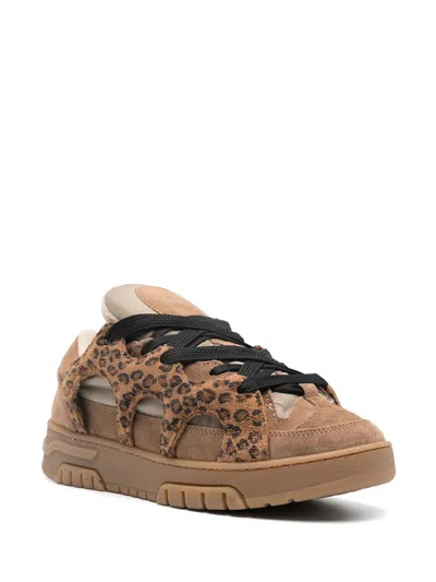 Santha Model 1 Sneakers In Beige Leopard