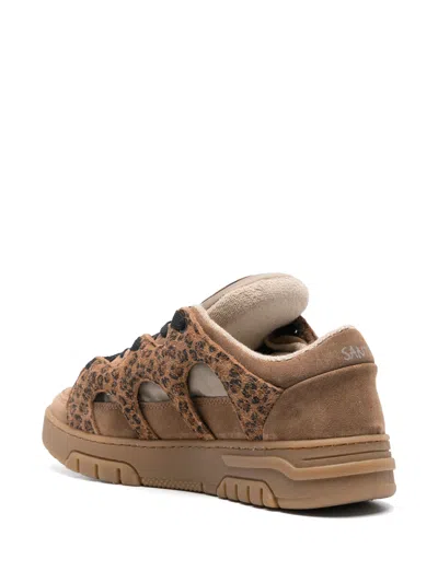 Santha Model 1 Sneakers In Beige Leopard