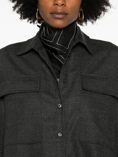 Shop Semicouture Jacqueline Wool Shirt