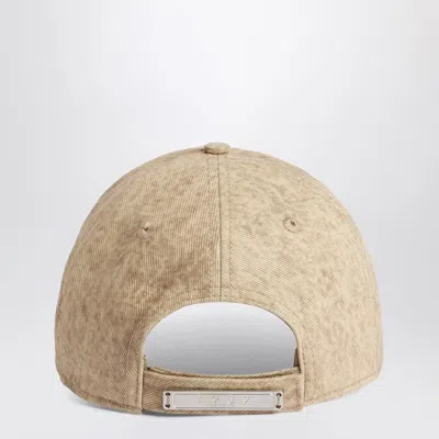 1989 Studio Baseball Cap Denim Flock 1989 Camo In Cream