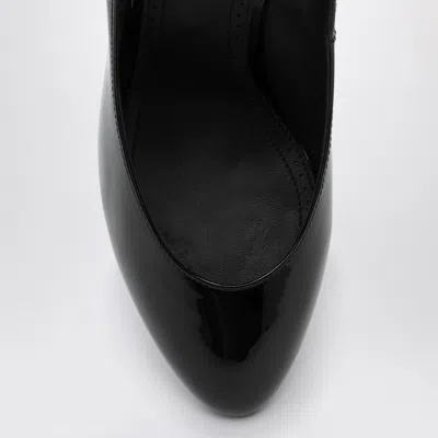 Alaïa Patent Ankle-strap Stiletto Pumps In Black