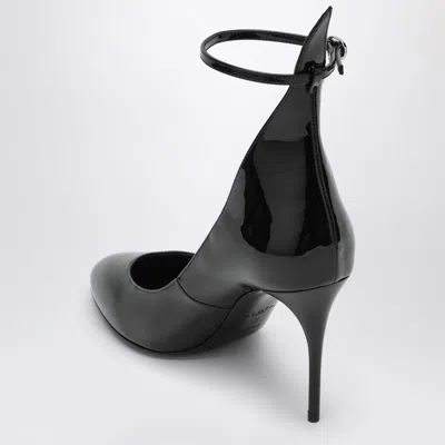 Alaïa Patent Ankle-strap Stiletto Pumps In Black