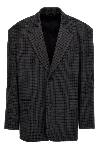 Balenciaga Blazer Jacket In Grey