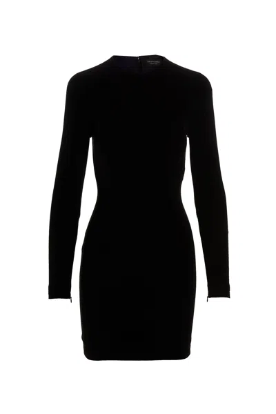 Balenciaga Mini Dress In Black