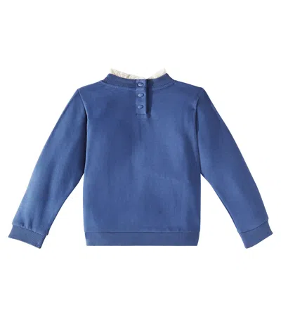 Liewood Rakel Cotton Jersey Sweatshirt In Blau