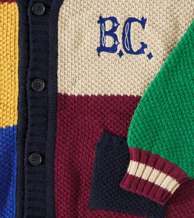 Bobo Choses Multicolor Cardigan For Kids With Logo In Multicolor