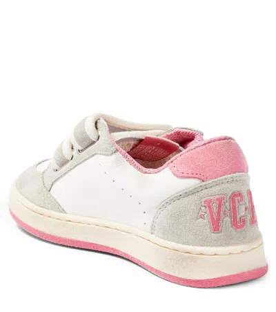 Golden Goose Ball Star Leather Sneakers In Weiss