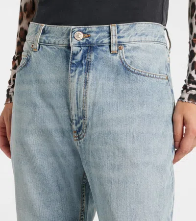 Balenciaga Mid-rise Flared Jeans In Blue