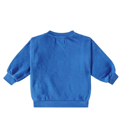 Bobo Choses Baby Beneath The Moon Cotton Jersey Sweatshirt In Blue