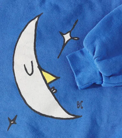 Bobo Choses Baby Beneath The Moon Cotton Jersey Sweatshirt In Blue