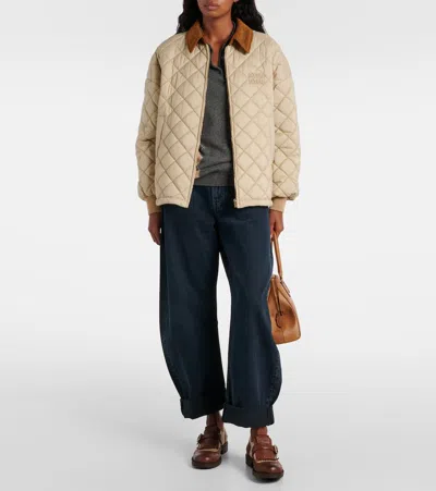 Frame Bubble High-rise Barrel-leg Jeans In Blue