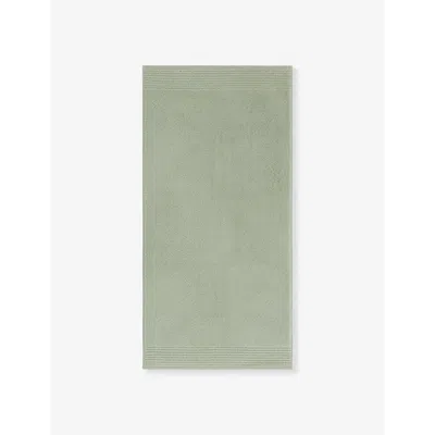 Olivier Desforges Pousse Alizee Ribbed Cotton Bath Sheet 100cm X 150cm In Pousse