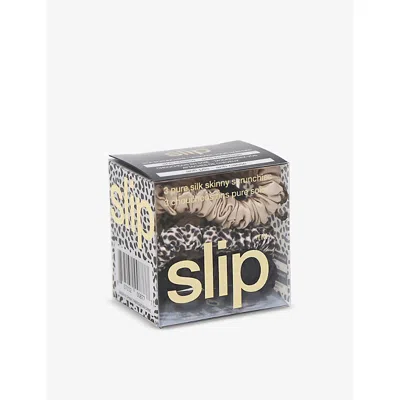 Slip Mixed  Silk Skinnies Scrunchies Pack Of Three In Mixed