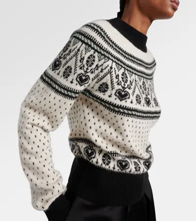 Khaite Guy Cashmere Sweater In White