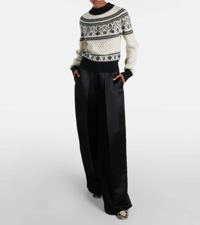 Khaite Guy Cashmere Sweater In White
