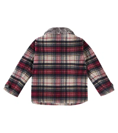 Bonpoint Check Jacket In Multicoloured