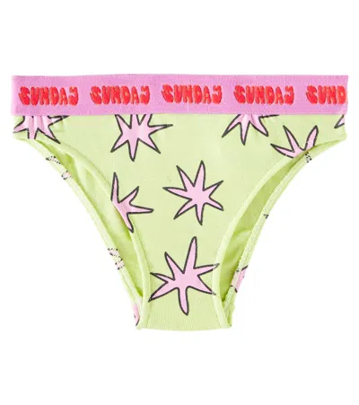 Stella Mccartney Printed Set Of Briefs In Multicoloured