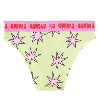 Stella Mccartney Printed Set Of Briefs In Multicoloured