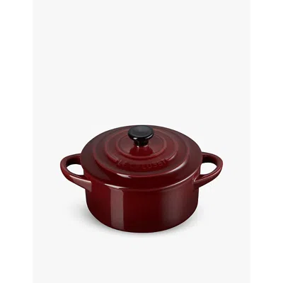 Le Creuset Rhone Stoneware Petite Casserole Dish 10cm In Garnet
