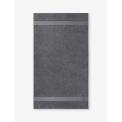 Polo Ralph Lauren Barclay Heather Barclay Logo-embroidered Cotton Bath Sheet 90cm X 160cm In Barclay Heather