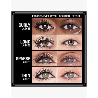 Charlotte Tilbury Black Exaggereyes Volume Travel Mascara 4ml In Black